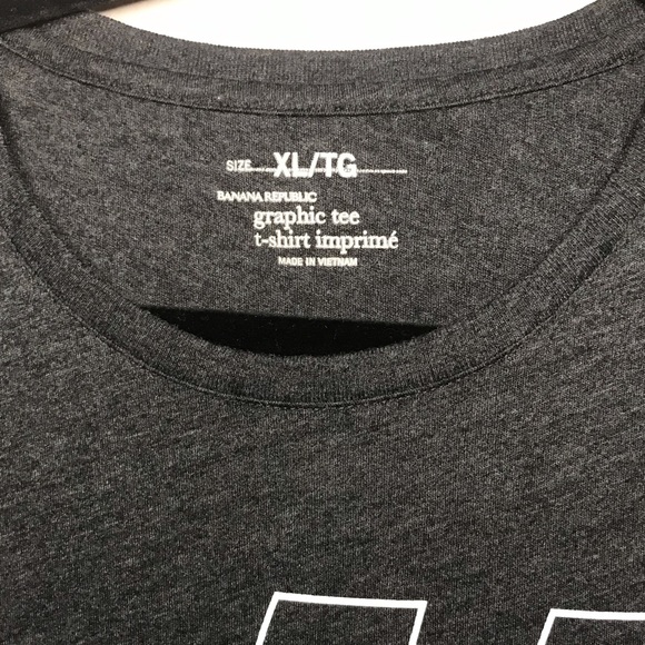 Banana Republic #hashtag oversized cotton tee - Picture 4 of 6